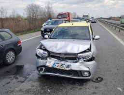 Accident pe A1 Victima transportata la spital | imaginea 1